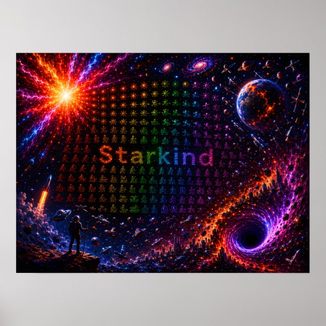 Poster Starkind – Évolution cosmique de la vie (Devant)