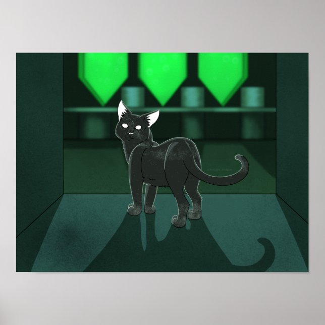 Poster Starry Cat (Devant)