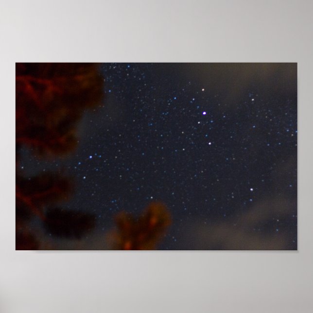 Poster Starry Night, Michigan (Devant)