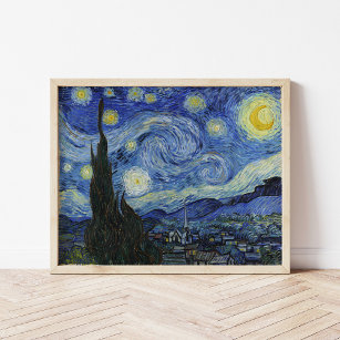 Poster Starry Night   Vincent Van Gogh