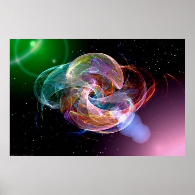 Poster Starship Fractalica (Devant)
