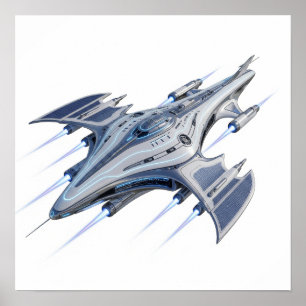 Poster Starship futuriste