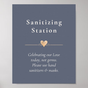 Poster Station de nettoyage cardiaque Mariage moderne Mar