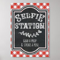 Station de selfie pour la fête de fiançailles du c