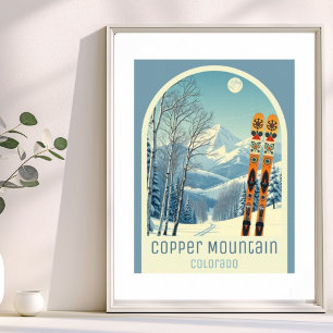 Poster Station de ski Copper Mountain Colorado