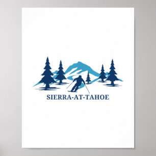 Poster Station de ski Sierra-at-tacute Ss Cute Ss Califor