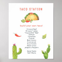 Station de tacos Fête de fiançailles tacos