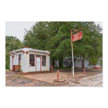 Station-service Dixie au musée du Texas
