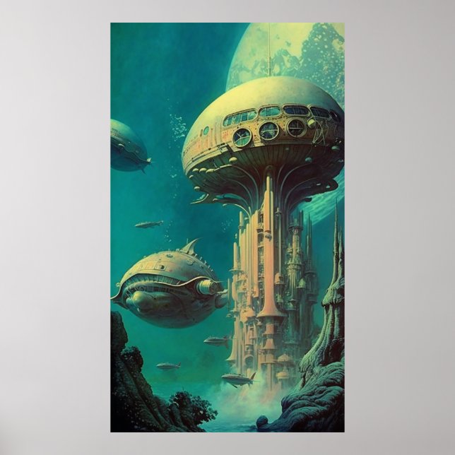 Poster Station Sirius - (42x24in extra long) (Devant)