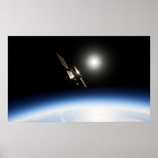 Poster Station spatiale internationale (Devant)