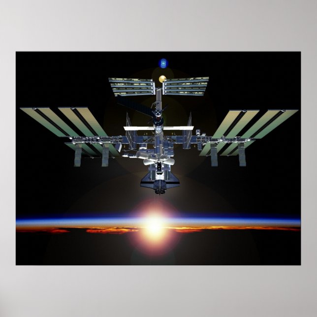 Poster Station spatiale internationale (Devant)