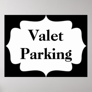 Poster Stationnement Valet