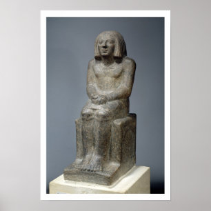 Poster Statue d'Ankh, prêtre de Horus, pe dynastique tôt