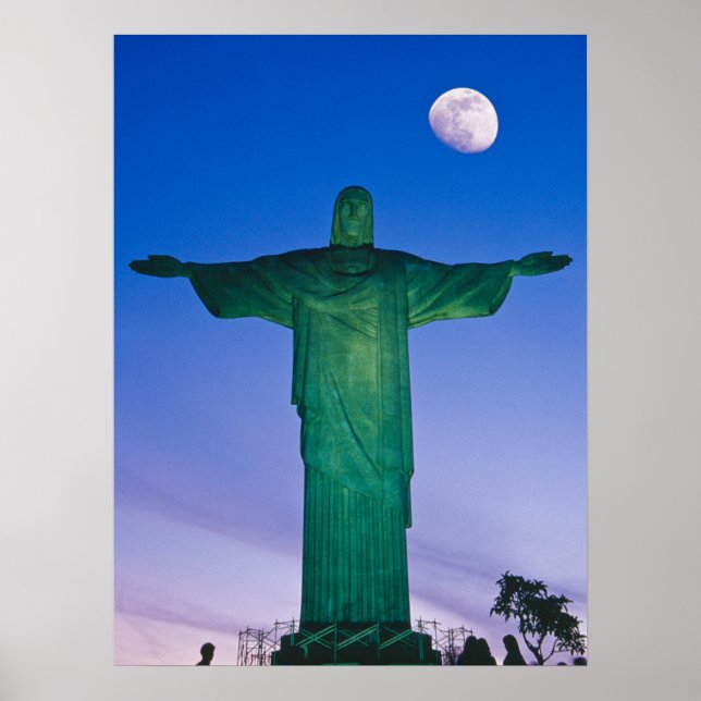 Poster Statue de Cristo Redentor| Rio de Janeiro Brésil (Devant)