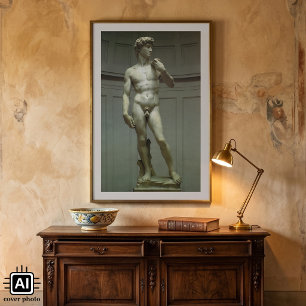 Poster Statue de David par Michelangelo
