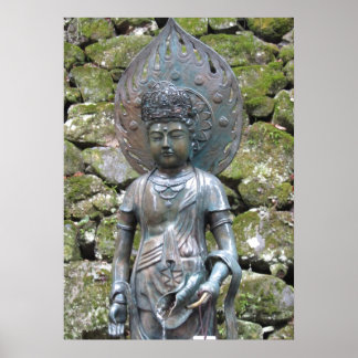 Poster Statue de Kannon (Kwan Yin) sur le mont Kurama