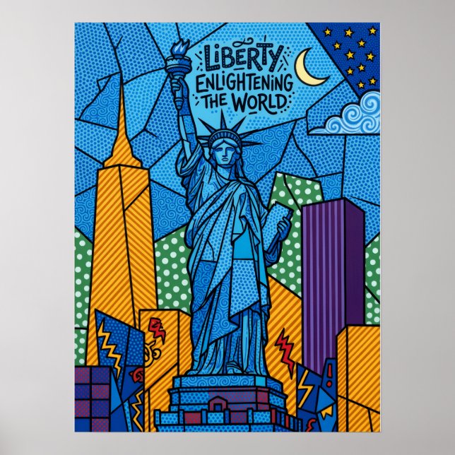 POSTER STATUE DE LA LIBERTÉ (Devant)
