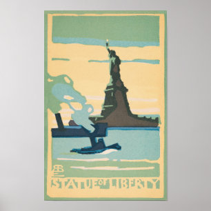 Poster Statue de la Liberté (1916) par Rachael Robinson