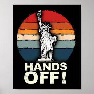 Poster Statue De La Liberté 4 juillet Patriotique Résiste