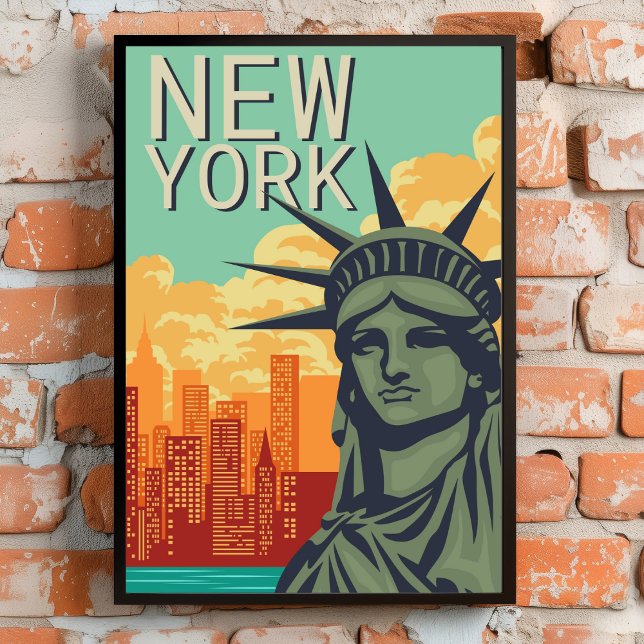 Poster Statue de la Liberté de NEW YORK (Créateur téléchargé)