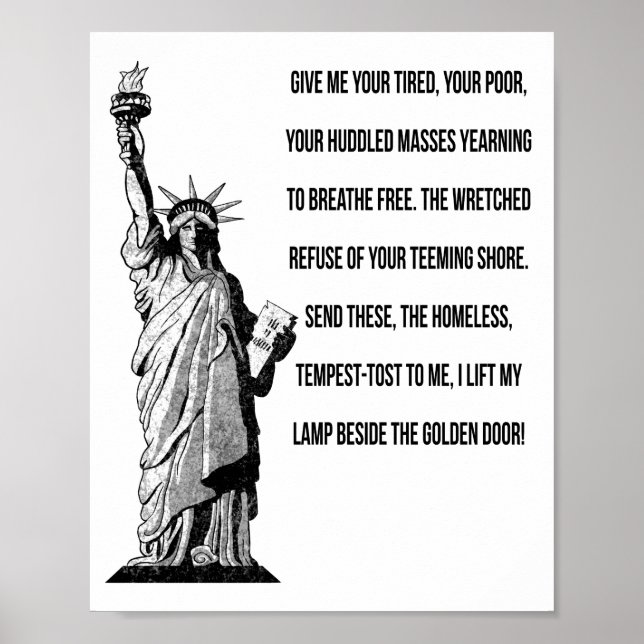 Poster Statue De La Liberté Le Nouveau Colosse (Devant)