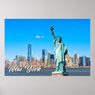 Poster Statue De La Liberté, New York, États-Unis