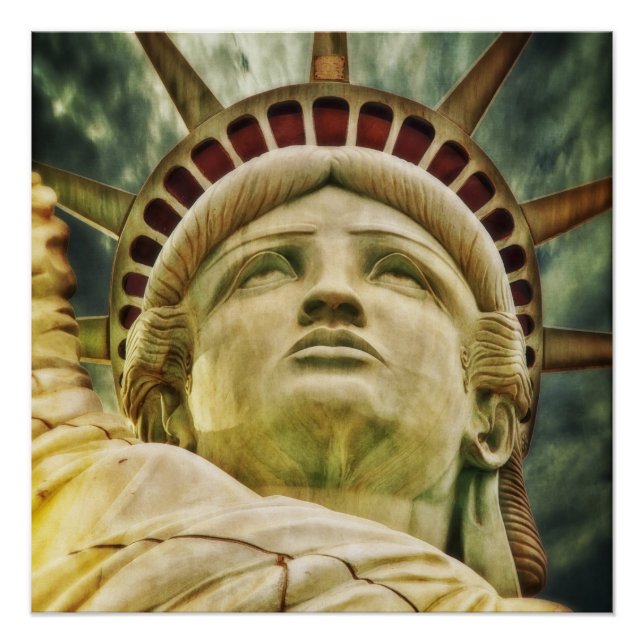 Poster Statue de la Liberté près, New York (Devant)