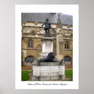 Poster Statue de l'affiche Oliver Cromwell