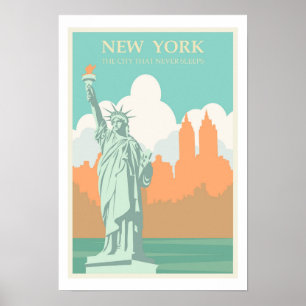 Poster Statue de Liberty