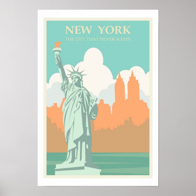 Poster Statue de Liberty (Devant)