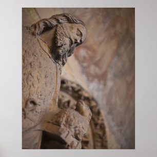 Poster Statue de saint Jean-Baptiste