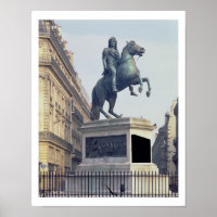 Statue d'Equestrian de King Louis XIV (1816-22)