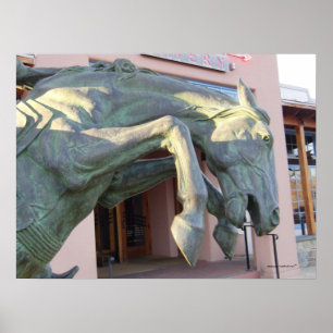 Poster Statue du cheval