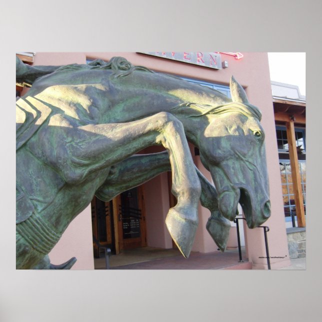 Poster Statue du cheval (Devant)