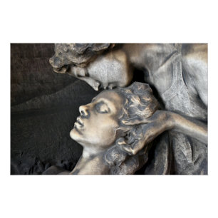 Poster Statue du cimetière de Milan