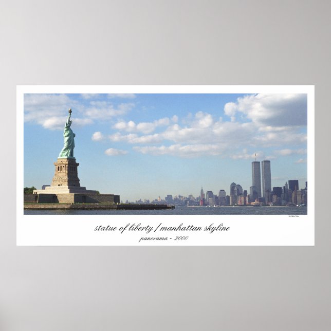 Poster Statue du Liberty World Trade Center Imprimer (Devant)
