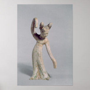 Poster Statue funéraire d'un danseur, dynastie de Tang