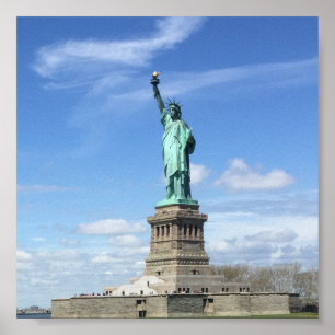 Poster Statue majestueuse de la liberté