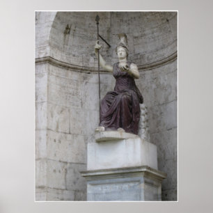 Poster Statue romaine antique en Italie