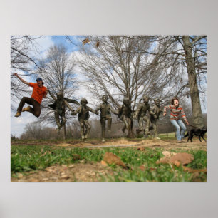 Poster Statue sautante de parc culturel de Blount