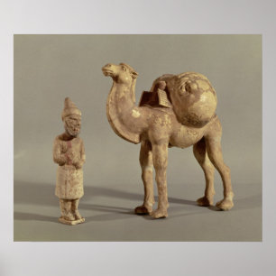 Poster Statuettes funéraires d'un chameau chargé