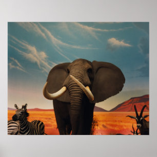 Poster Stature de Majestic