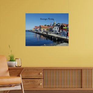 Poster Stavanger, Norvège Photographie pittoresque