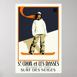 Poster Ste. Croix et Les Rasses