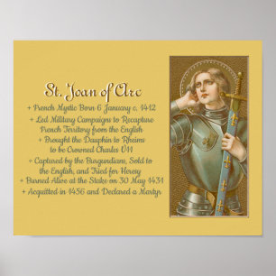 Poster Ste Jeanne d'Arc (JM 28)
