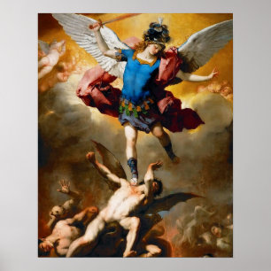 Poster Ste Michel l'Archange Protecteur du Mal