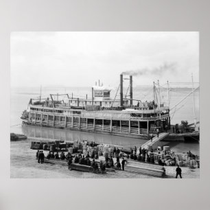 Poster Steamboat Georgia Lee : 1907