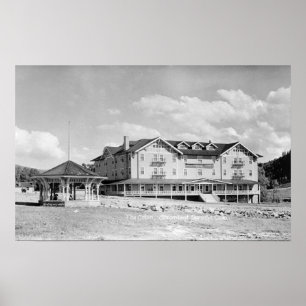 Poster Steamboat Springs, CO Lodge et photographie Cabine