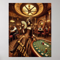 Poster Steampunk 53 La Reine du Grand Casino