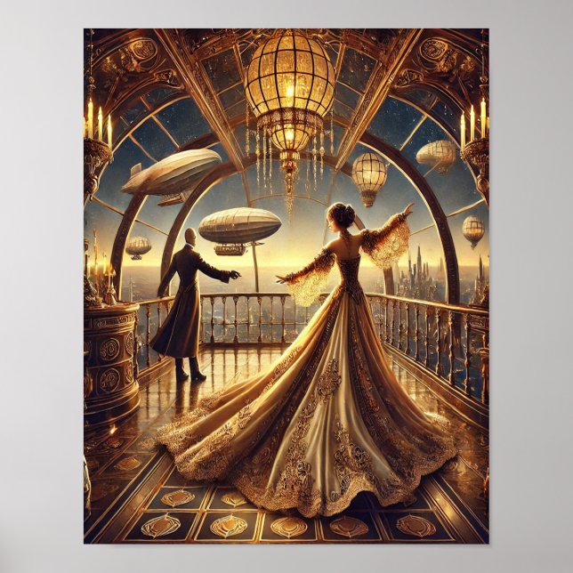 Poster Steampunk 5, La Reine de la salle de bal de (Devant)